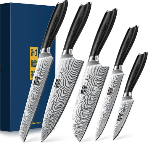 Set coltelli 5 pezzi - set,