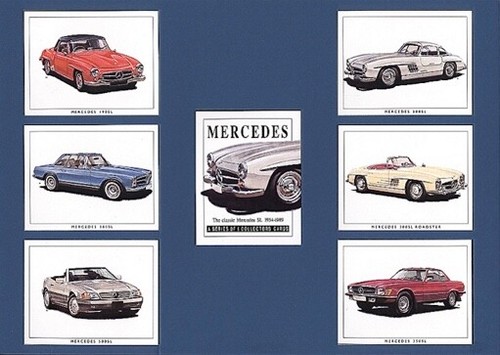 Mercedes collectors card - sl,