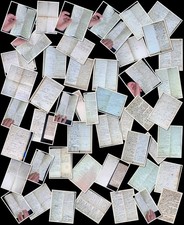 (L51) LOTTO PICCOLI ANTICHI MANOSCRITTI - 85 FACCIATE