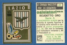 SCUDETTO CALCIATORI PANINI