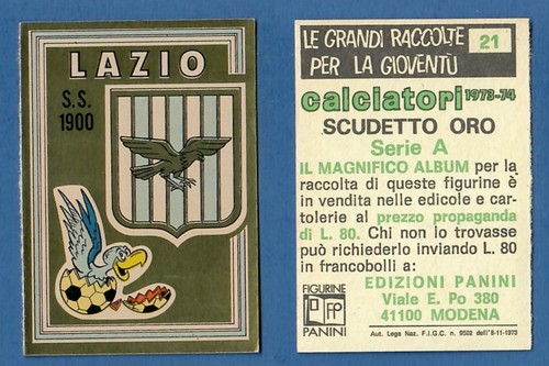 Scudetto calciatori panini - scudetto,