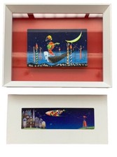 SERIGRAFIA  RETOUCHE'  MELONISKI + CORNICE DOPPIO VETRO + STAMPA REGALO