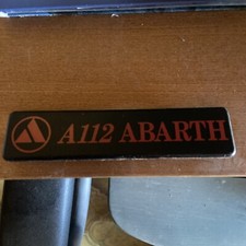 SIGLA SCRITTA A112 ABARTH 1982