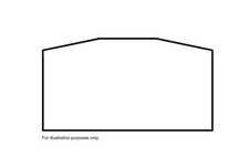 Deville 77680 Vetro per stufa