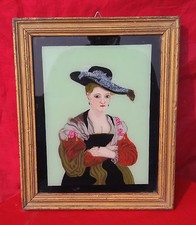 Vintage Reverse Vetro Dipinto