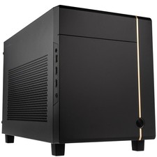 SilverStone SUGO 14 Cubo PC Nero Mini-DTX Mini-ITX Plastica Acciaio 24 SST-SG14B