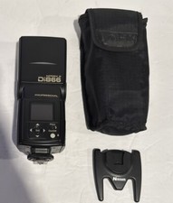 Flash Nissin Di866 Mark II per Canon con supporto e custodia testato funzionante