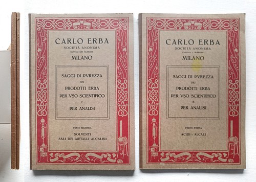 Carlo erba saggi - saggi, purezza