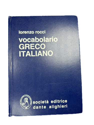 Rocci vocabolario greco - rocci,