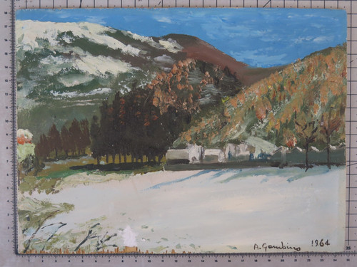 Quadro vintage firmato - firmato, gambino