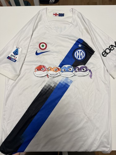 Maglia inter away - inter, tartarughe
