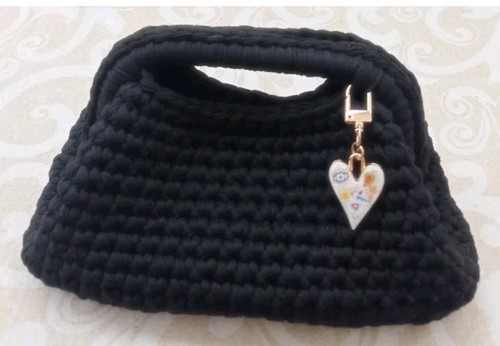 Borsa uncinetto fatta mano - borsa, a