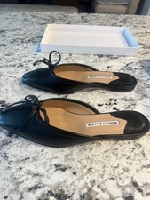 Manolo Blahnik Lambskin Bow