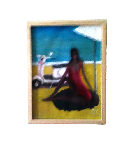Dipinto olio nell ombra - dipinto, ad