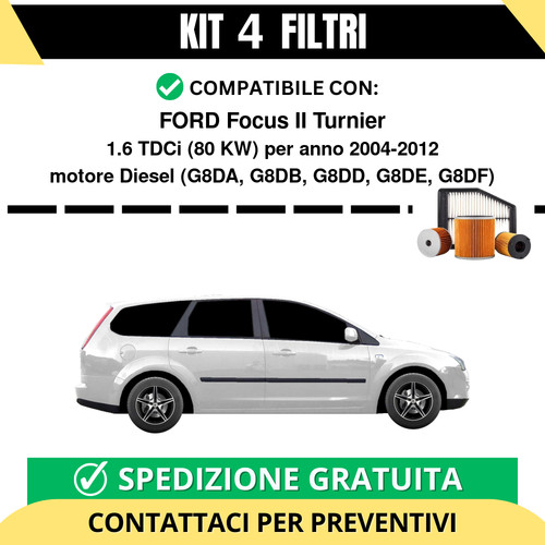 Kit filtri tagliando - filtri, per