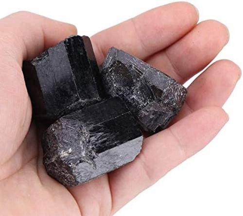 Tormalina nera grezza minerale - tormalina,
