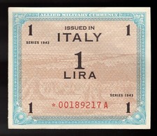 ITALY 1 Lira 1943 Replacement/
