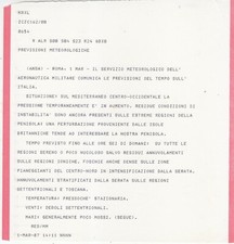 1987 1989 10 FOGLI TELESCRIVENTE WIRE TEXT  LOT STOCK VINTAGE VENEZIA CARNEVALE