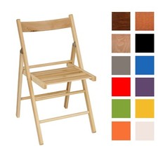 Set 4 SEDIE Pieghevoli In