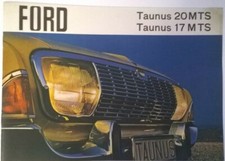 Brochure pubblicitaria a colori 16 pagine - Ford Taunus 