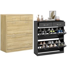 HOMCOM Mobile Scarpiera con 2