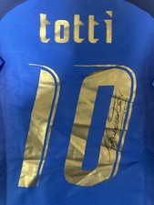 Maglia Italia Totti Autografata Mondiali 2006
