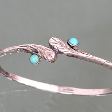 Design Argento Bangle Turchese