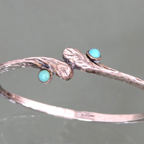 Bracciale argento turchese