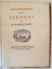 VOLGARIZZAMENTO DEI SERMONI DI