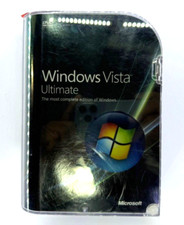 Microsoft Windows Vista Ultimate 32/64 Bit Inglese English 2 DVDs 100% originale