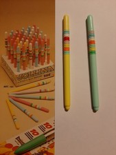 1 PENNA JOLLINA GIALLA ANNI 80  FUNZIONANTE CON INCHIOSTRO PROFUMATO BLU'.