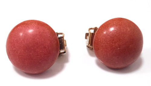 Orecchini corallo rosso - corallo, 18mm