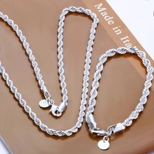 Set bracciali collana corda