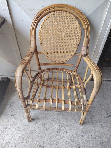 Sedia vintage vimini - sedia,