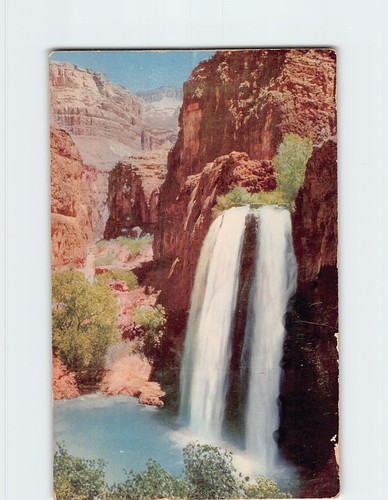 Cartolina havasu falls - havasu, grand