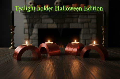 Tealight holder halloween - tealight,