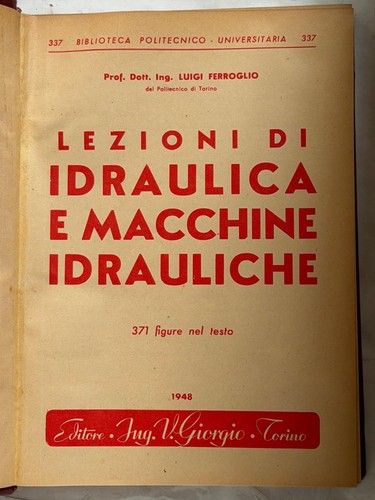 Lezioni idraulica e - lezioni,