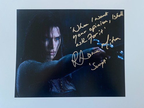 Rhona mitra autografo firmato - mitra,