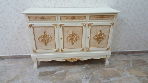 Credenza mobile legno decoro - credenza,