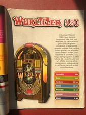 Juke box Dépliant/Flyer/Pamphlet illustr. Fabbri Edit. WURLITZER 850
