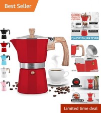 Luxury stovetop moka - pot, 6