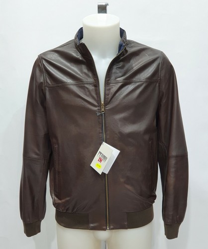 Giubbino bomber vera pelle - in,