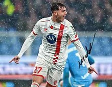 DANIEL MALDINI Signed Photo Foto Autografata MONZA Calcio Soccer Autografo