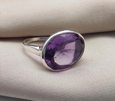 Ametista Anello 925 Argento