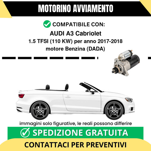 Motorino avviamento audi - motorino,