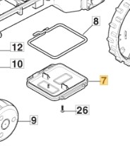 Coperchio batteria ORIGINALE