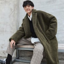 Men sherpa overcoat - ,