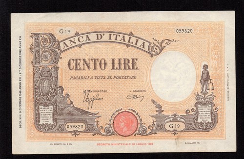 Cento 100 lire barbetti - cento,