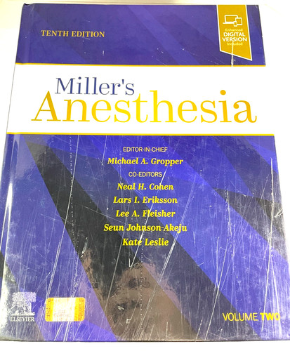 Miller anesthesia 10th - miller's,