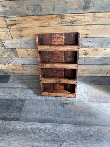 Scaffale parete rustico su - parete,